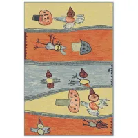 Ковер Covoare Ungheni Eu pictez covorul meu Разноцветный / Полипропилен