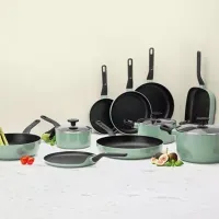 Сковорода BergHOFF Leo 3950320 Tigaie-grill / 26 см / Грифельный photo 4