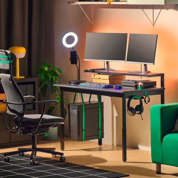 Masă de birou Ikea Utvisning PAL/ Black photo 2