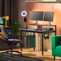 Офисный стол Ikea Utvisning ДСП/ Черный photo 2