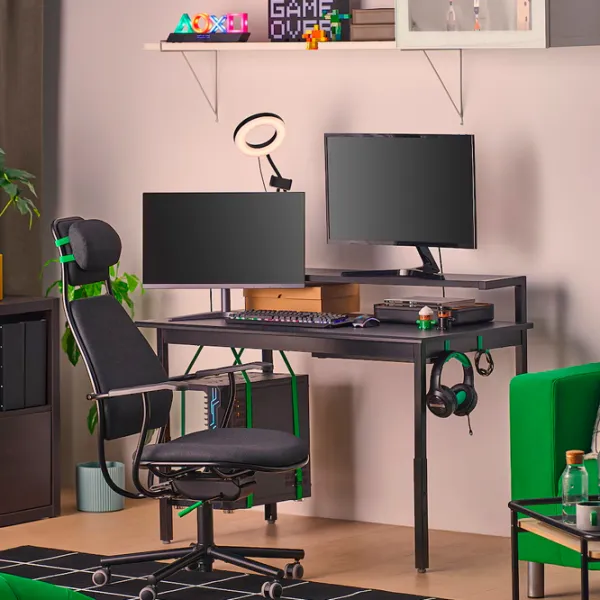 Masă de birou Ikea Utvisning PAL/ Black photo 3