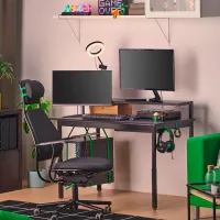 Офисный стол Ikea Utvisning ДСП/ Черный photo 3
