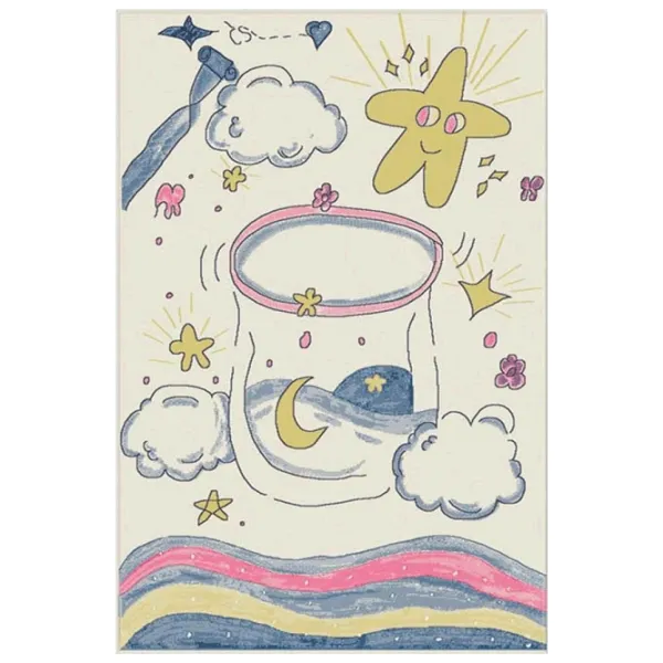 Ковер Covoare Ungheni Eu pictez covorul meu Разноцветный / Полипропилен photo 1