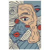 Ковер Covoare Ungheni Eu pictez covorul meu Разноцветный / Полипропилен