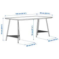 Masă de birou Ikea Anfallare/Tillslag PAL/ Brown photo 4