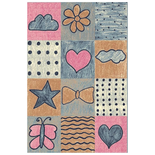 Ковер Covoare Ungheni Eu pictez covorul meu Разноцветный / Полипропилен photo 1