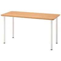 Masă de birou Ikea Anfallare/Adils Bambus/ Brown