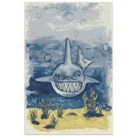 Covor Covoare Ungheni Eu pictez covorul meu Blue / Polipropilenă