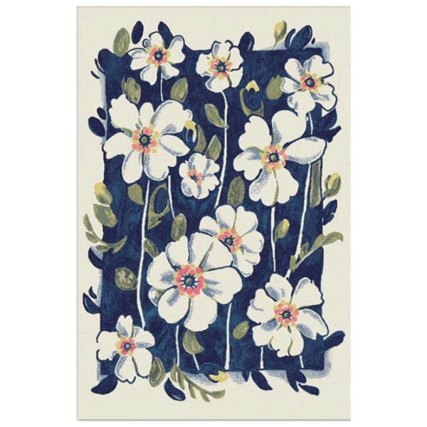 Covor Covoare Ungheni Eu pictez covorul meu Blue Cream / Polipropilenă photo 1