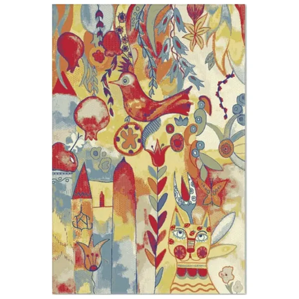 Covor Covoare Ungheni Eu pictez covorul meu Multicolor / Polipropilenă photo 1