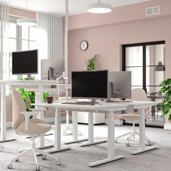 Masă de birou Ikea Mittzon PAL/ White photo 5