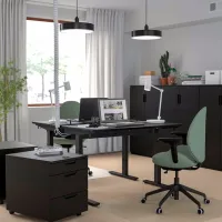Masă de birou Ikea Mittzon PAL/ Black photo 6