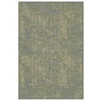 Ковер Covoare Ungheni Bella Vintage Серый Зеленый / Шерсть