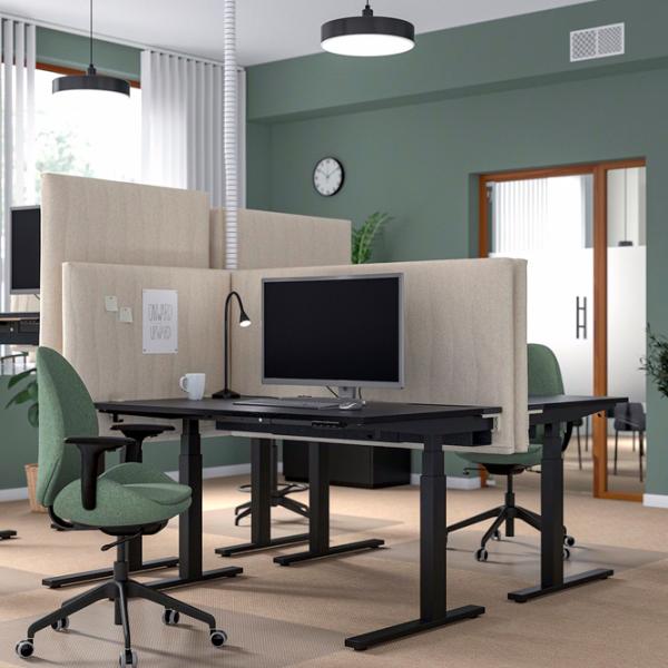 Офисный стол Ikea Mittzon ДСП/ Черный photo 6