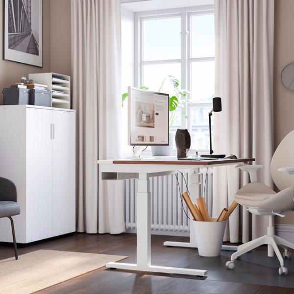 Офисный стол Ikea Mittzon ДСП/ Коричневый photo 5