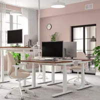Masă de birou Ikea Mittzon PAL/ Brown photo 6