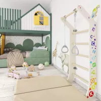 Гимнастические брусья ROMANA Eco 3 Luna Кремовый / Дерево photo 6