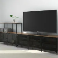 Comodă TV Ikea Fjallbo 95 x 250 x 36 / Metal photo 2