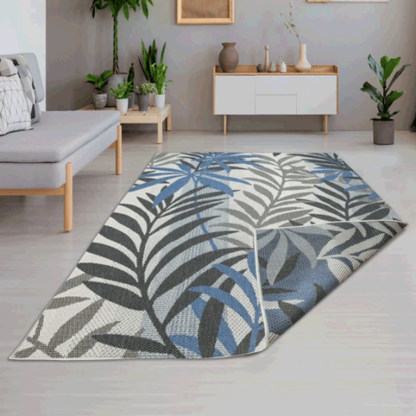 Covor Covoare Ungheni Flat Grey Blue / Polipropilenă photo 4