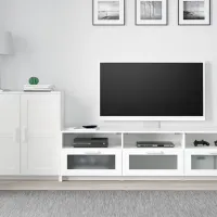 Тумба под телевизор Ikea Brimnes 95 x 258 x 41см / ДСП photo 2
