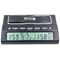 Шахматные часы Flott F908 Черный / Пластик