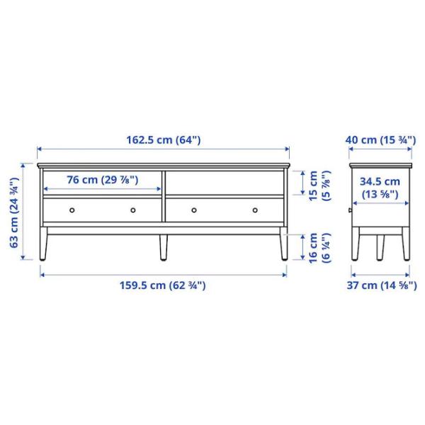 Comodă TV Ikea Idanas 63 x 162 x 40 / PAL photo 2