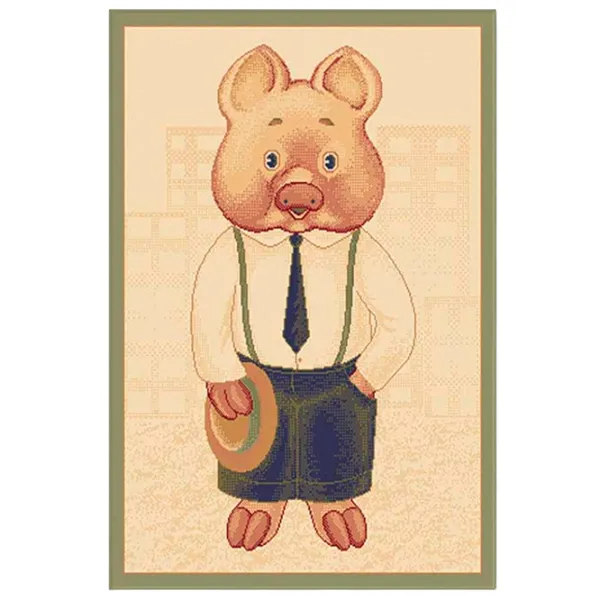 Covor Covoare Ungheni Suvenire Bella Beige Green / Lână photo 1