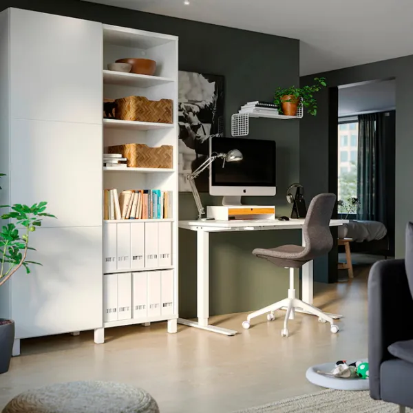 Masă de birou Ikea Trotten PAL/ White photo 3