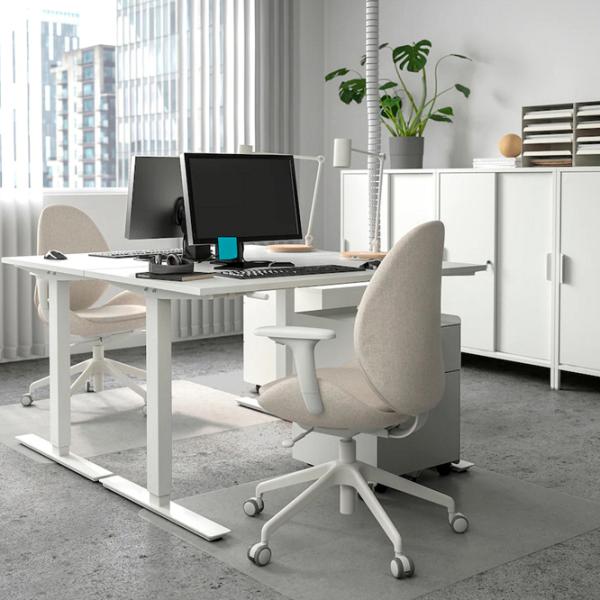 Masă de birou Ikea Trotten PAL/ White photo 4