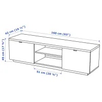Тумба под телевизор Ikea Bays 45 x 160 x 42см / ДСП photo 2