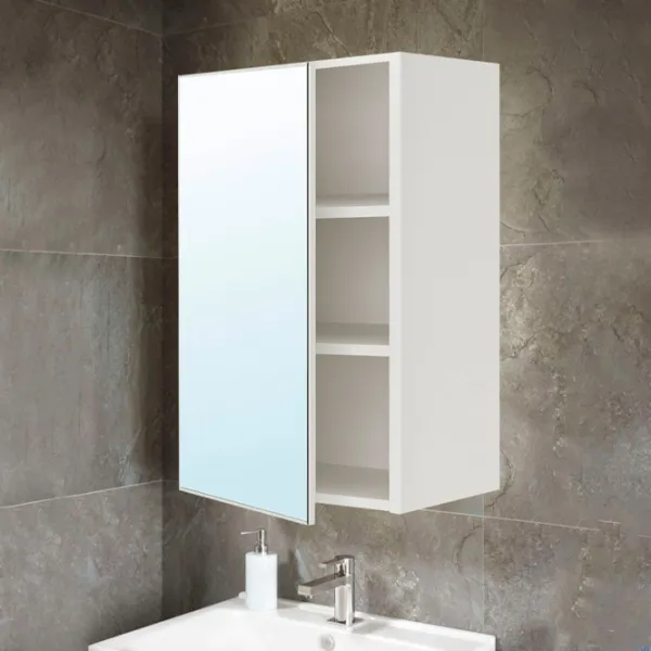 Dulap cu oglindă Ikea Enhet 75 x 40 x 32 / Oglindă / White photo 2 Dulap cu oglindă Ikea Enhet 75 x 40 x 32 / Oglindă / White photo 2