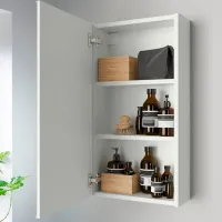 Dulap cu oglindă Ikea Enhet 75 x 40 x 17 / Oglindă / White photo 2