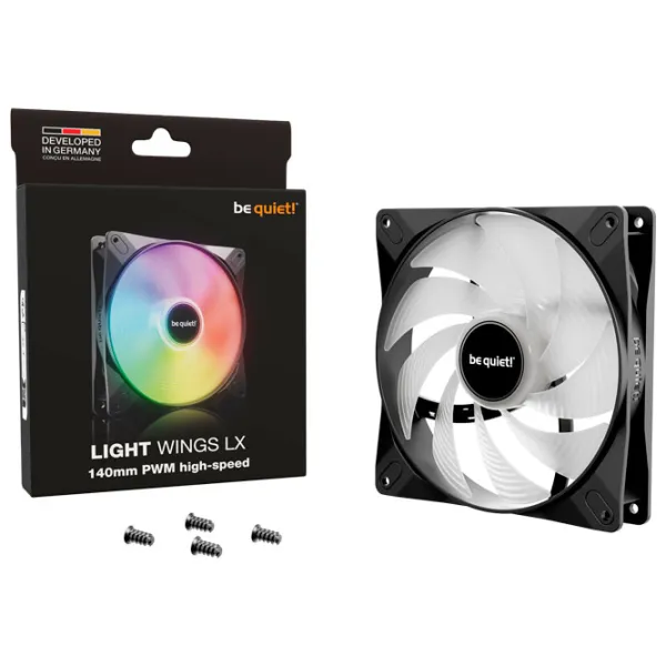 Ventilator de carcasă Be quiet! Light Wings LX Rifle / 1800 rpm photo 5