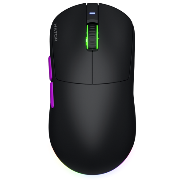 Mouse Hator Quasar 3 ULTRA 8K wireless Bluetooth, USB / Black photo 1 Mouse Hator Quasar 3 ULTRA 8K wireless Bluetooth, USB / Black photo 1