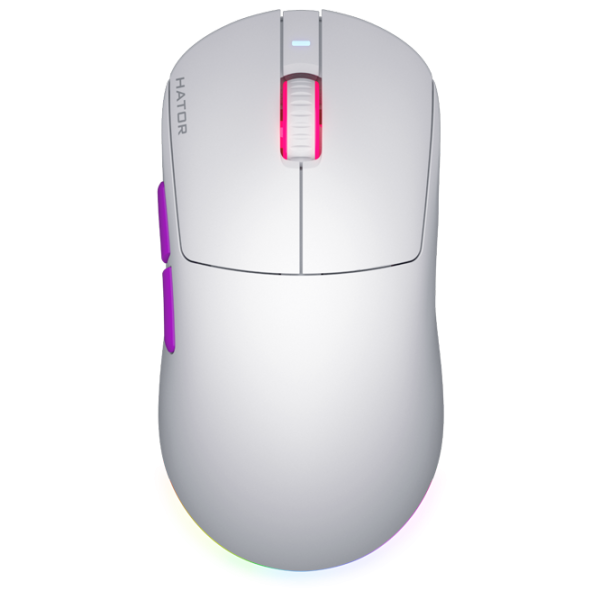 Мышь Hator Quasar 3 ULTRA 8K wireless Bluetooth, USB / Белый photo 1