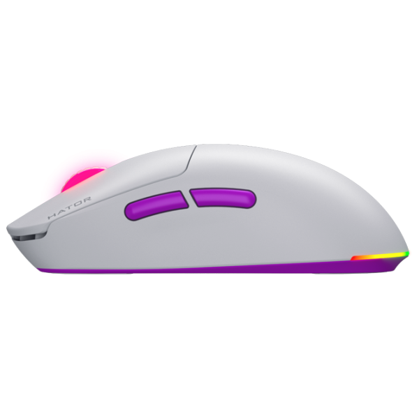 Мышь Hator Quasar 3 ULTRA 8K wireless Bluetooth, USB / Белый photo 4