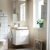 Dulap cu oglindă Ikea Lettan 95 x 60 x 15 / Oglindă / Silver photo 2