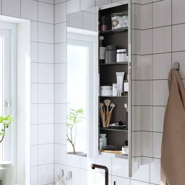 Dulap cu oglindă Ikea Lettan 95 x 60 x 15 / Oglindă / Silver photo 3 Dulap cu oglindă Ikea Lettan 95 x 60 x 15 / Oglindă / Silver photo 3