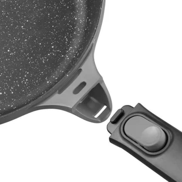 Сковорода BergHOFF Gem Stay-Cool 2307421 Сотейник / 28 см / Серый photo 3 Сковорода BergHOFF Gem Stay-Cool 2307421 Сотейник / 28 см / Серый photo 3