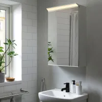 Dulap cu oglindă Ikea Treasjon 75 x 50 x 17 / Oglindă / White photo 4