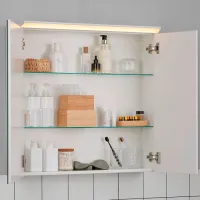 Dulap cu oglindă Ikea Treasjon 75 x 80 x 17 / Oglindă / White photo 5