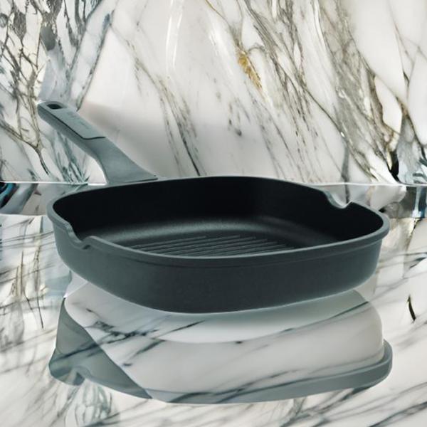 Tigaie BergHOFF Leo Stone 3950299  Tigaie-grill / 26 cm / Black photo 4 Tigaie BergHOFF Leo Stone 3950299  Tigaie-grill / 26 cm / Black photo 4