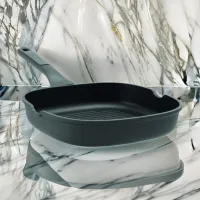 Сковорода BergHOFF Leo Stone 3950299 Tigaie-grill / 26 см / Черный photo 4