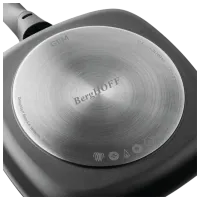 Сковорода BergHOFF Gem 2307306 Tigaie-grill / 24 см / Черный photo 5