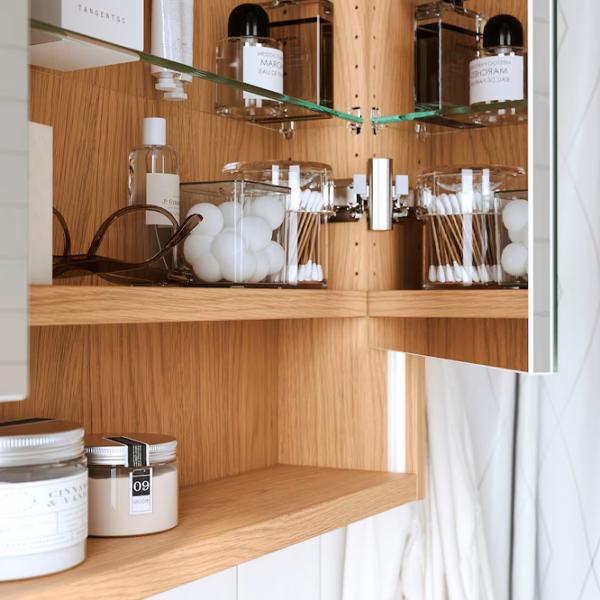 Dulap cu oglindă Ikea Faxalven 95 x 60 x 15 / Oglindă / Oak photo 2