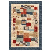 Ковер Covoare Ungheni Riviera  Beige Blue / Полипропилен