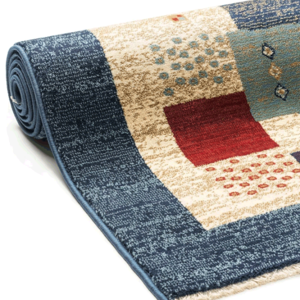Covor Covoare Ungheni Riviera  Beige Blue / Polipropilenă photo 3