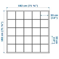 Masă de birou Ikea Kallax/Linnmon PAL/ White photo 5