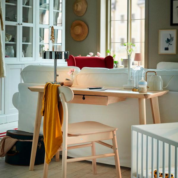 Masă de birou Ikea Lisabo PAL/ Brown photo 2