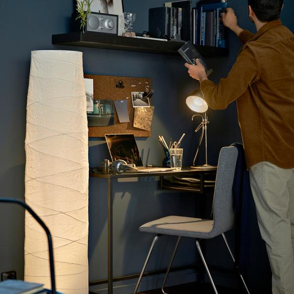 Masă de birou Ikea Vittsjo Sticlă/ Black photo 2